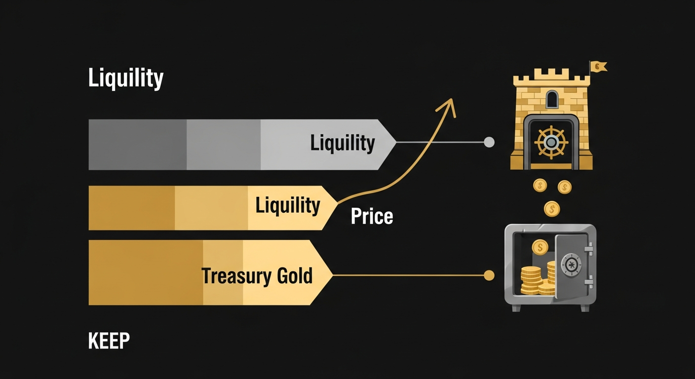 Anatomy of the collateral — band to ETH to credit line